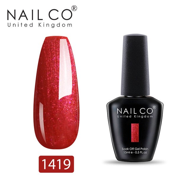 NAILCO 15ml Summer Obvious Fresh Fluorescence Color Series Gel Nail Polish Design Nail Art Glitter Manicure Set UV/LED Nails Gel