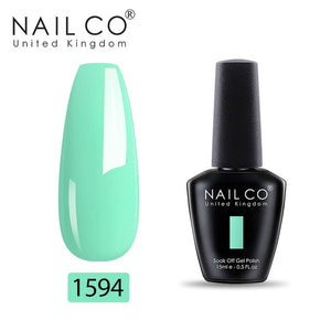 NAILCO 15ml Summer Obvious Fresh Fluorescence Color Series Gel Nail Polish Design Nail Art Glitter Manicure Set UV/LED Nails Gel