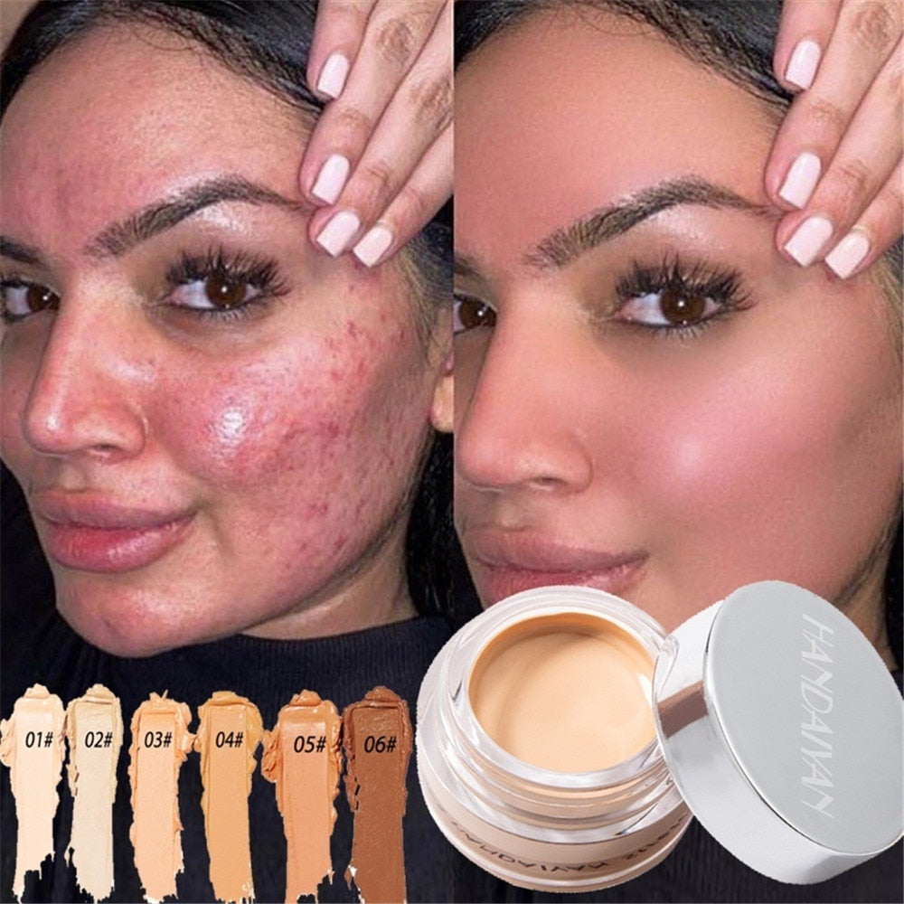 Face Concealer Foundation Cream Full Cover Makeup Liquid Facial Corrector Waterproof Base Make Up for Eye Dark Circles Cosmetics
