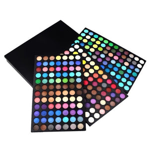 252 Color Shimmery Eye Shadow Palette Pearly Cosmetic Palette Eyeshadow Glitter Color Three-tier Makeup Palette Maquillage