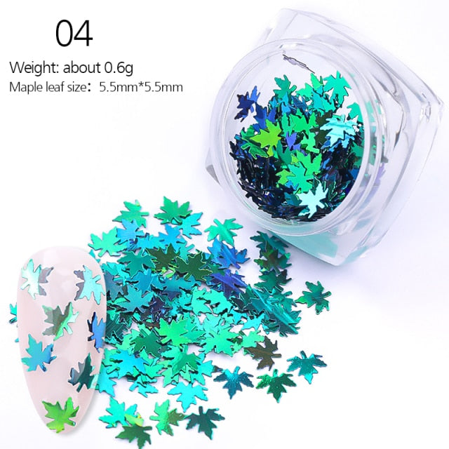 Mirror Sparkly Butterfly Nail Sequins Paillette Mixed Colors Nail Holographics Glitter 3D Flakes Slices Spangle Art Accessories