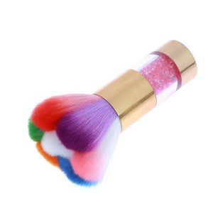 TSZS Popular Round Small Flower Brush Nail Paint Gel Dust Cleaning Brushes Make Up Brush Nail Art Manicure Tool