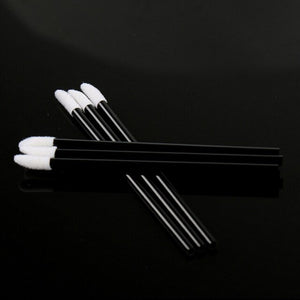 New 50pcs Maquillage Lip Make Up Disposable Brushes Pen Mascara Wands PVC Lipstick Brush Applicators Tool