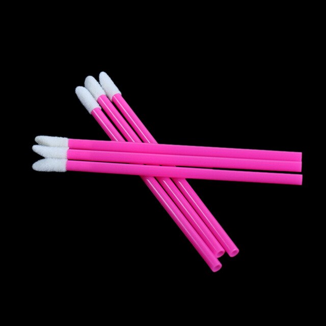 New 50pcs Maquillage Lip Make Up Disposable Brushes Pen Mascara Wands PVC Lipstick Brush Applicators Tool