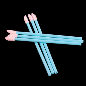 New 50pcs Maquillage Lip Make Up Disposable Brushes Pen Mascara Wands PVC Lipstick Brush Applicators Tool