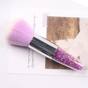 TSZS Popular Round Small Flower Brush Nail Paint Gel Dust Cleaning Brushes Make Up Brush Nail Art Manicure Tool