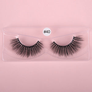 Faux 3D Mink Lashes Wholesale 10/50/100 Pairs Make Up Eyelash Extension Tools For Beauty Natural Eyelashes Mink Fluffy Lash Bulk