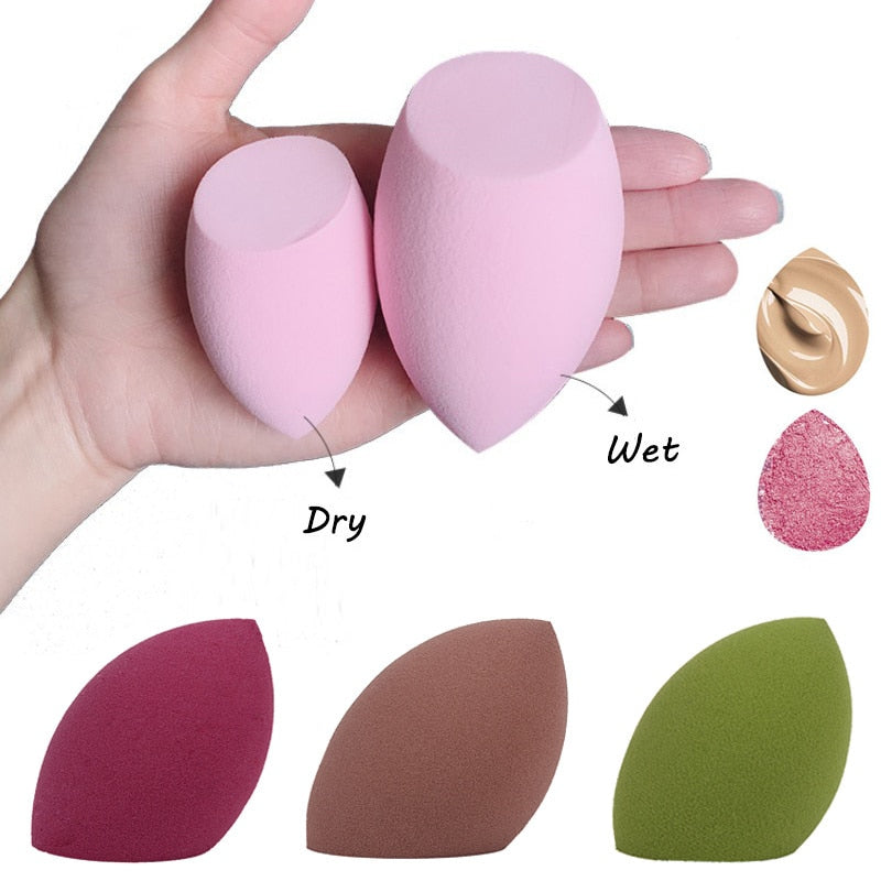 1pcs Water Drop Shape Cosmetic Puff Makeup Sponge Blending Face Liquid Foundation Cream Make Up Cosmetic Powder Puff