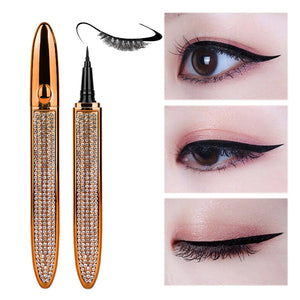 Magic Lashes Self-adhesive Liquid Eyeliner Pen Glue-free Magnetic-free Makeup Eyelashes Tools Waterproof Eye Liner Pencil