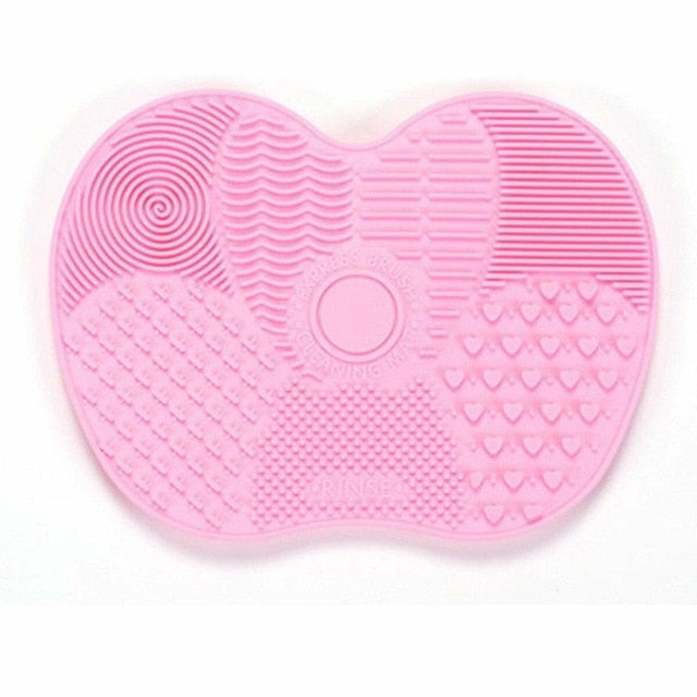 Silicone Makeup Brush Cleaner Make Up Washing Brush Washing Cosmetic Foundation Makeup Brush Cleaner Pad Scrubber Board Tool
