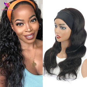 180 Density Headband Wig Human Hair Wigs 30 Inch Wig Glueless Brazilian Hair Wigs Remy  Human Hair Wigs for Black women