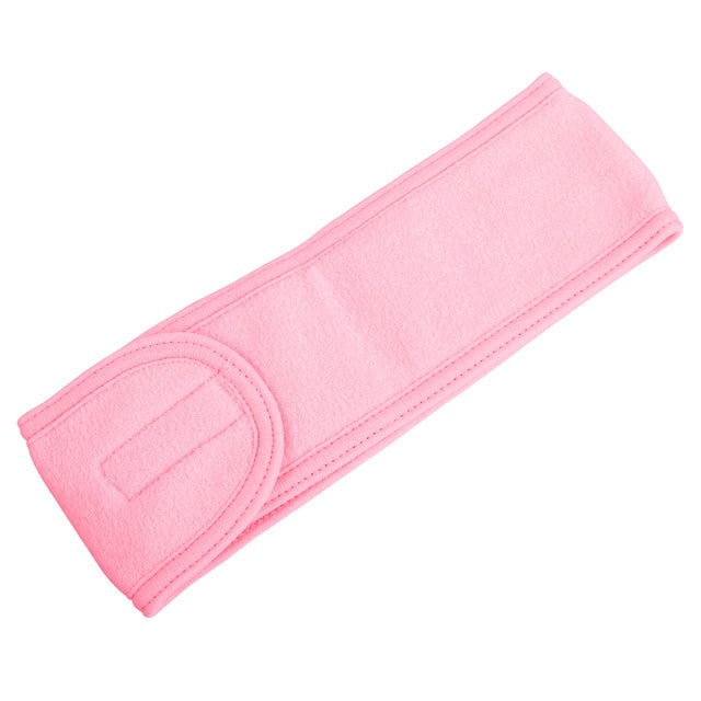 Adjustable Wide Hairband Yoga Spa Bath Shower Makeup Wash Face Cosmetic Headband For Women Ladies  Make Up Accessories