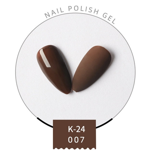 SKVP 8ml Gel Nail Polish Quail Egg Effect Varnishes For Nails Art Eggshell Hybrid Design Base And Top Coat For Gel Polish
