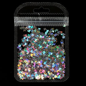 Holographic Sweet Love Heart Nail Glitter Flakes Shining Sequin For Nail Art Paillette Manicure 3D DIY Nail Art Decorations