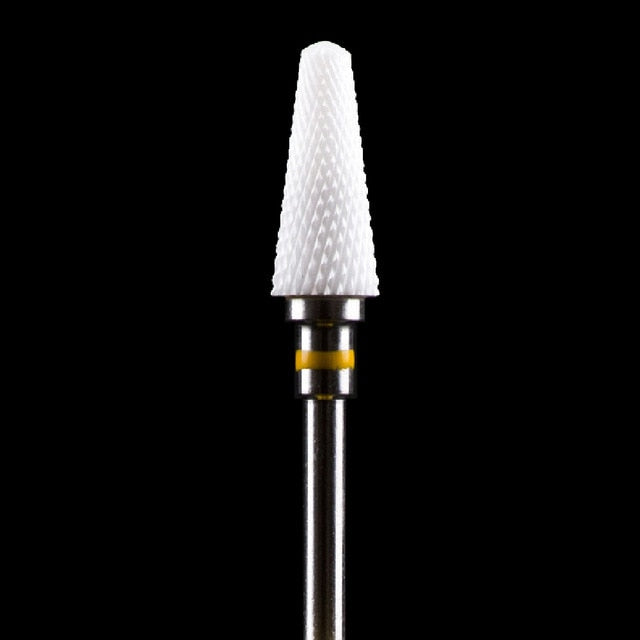 Nail Bit Ceramic Nail Drill Bit Pedicure Drill Milling Cutter for Manicure Machine Pedicure Caps Ceramic Drill Nail Polish Tools