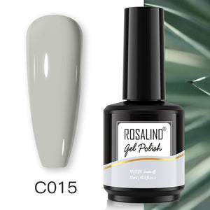 ROSALIND Gel Nail Polish 15ml 40 Colors Semi Permanent Manicure Nail Art Gel Varnishes Hybrid Base Top Coat For Gel Polish