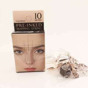 Mapping pre-ink string for Microblading eyebow Make Up Dyeing Liners Thread Semi Permanent Positioning Eyebrow Measuring Tool