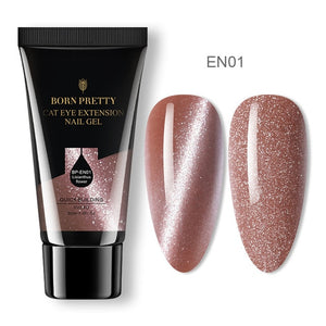 BORN PRETTY 30ml Acrylic Quick Extension Nail Gel Nail Polish Pink Transparent Crystal Soak Off UV Extend Acrylic Nail Gel