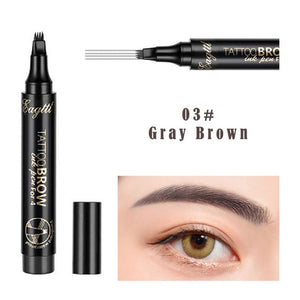 MB 4 Color Eyebrow Pencil Tint 4 Tip Brow Tattoo Pen Paint Makeup Eyebrows Waterproof Cosmetic Eye brow Liner
