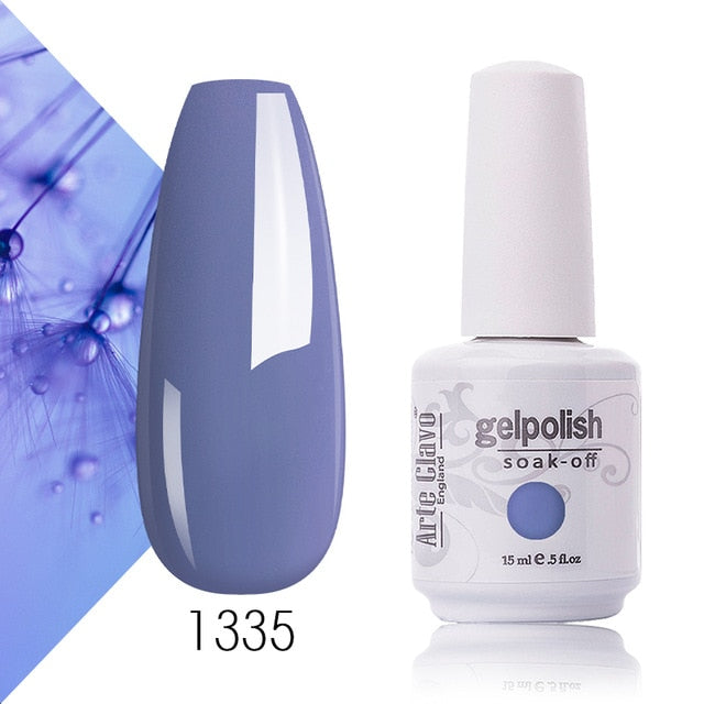 Arte Clavo Nude Colors Series 15ml UV Gel Nail Polish Gel Lacquer Varnish  Nail Paint Top UV LED Gel Nail Art Hybrid Soak Off