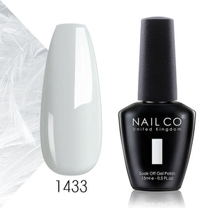 NAILCO Base And Top Coat Gel Nail Polish 15ml UV LED Lamp Semi Vernis Permanent Nail Art Soak off Hybrid Varnishes