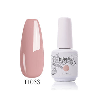 Clou Beaute 64 Colors Nail Gel Polish Vernis Ongle Semi Permanent Nail Glue Varnish 15ml Base Top Coat Nails Gel UV Colors