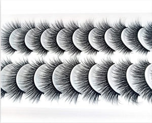 NEW 2/5/10 Pairs Natural False Eyelashes Fake Lashes Long Makeup 3d Mink Lashes Extension Eyelash Mink Eyelashes for Beauty 54