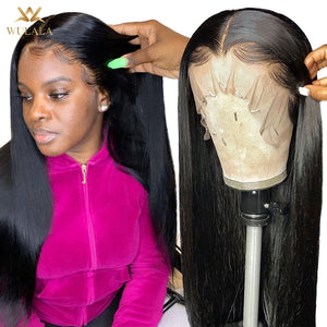 30 Inch Bone Straight Lace Front Wig Short 4x4 Closure Wig Brazilian Long Lace Frontal Human Hair Wigs For Black Women 13x4 Wigs