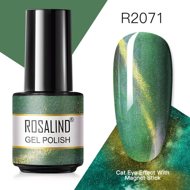 ROSALIND Gel Polish Varnish Hybrid Pure Color Gel Lacquer vernis Semi Permanent Nail Art Soak Off For Manicure Gel Nail Polish
