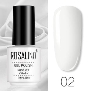 ROSALIND Gel Varnishes Gel Nail Polish For Manicure Varnish Hybrid Semi Permanent Top Base Of Nails Macaron Gel Polish