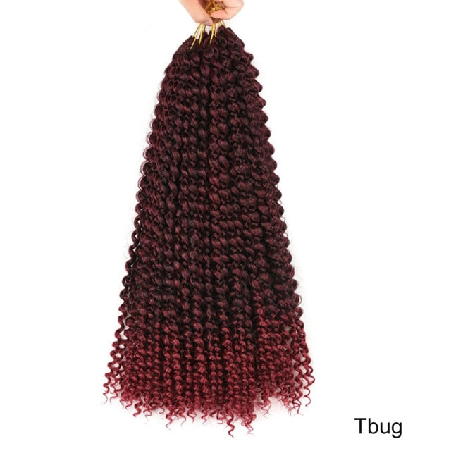 TOMO Passion Twist Crochet Hair Synthetic Braiding Hair Extensions 14 18 22Inch 22Strands Spring Twist 80g/Pack Long Black Brown