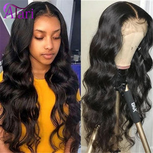 Transparent Lace Wigs Malaysian Body Wave Wig 13x4/4x4 30" Highlight Pre-plucked Lace Front Wig 180% Virgin 100% Human Hair Wigs