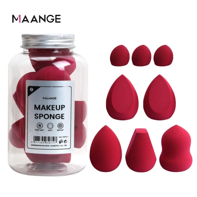 Makeup Sponge Professional Cosmetic Puff Multiple sizes For Foundation Concealer Cream Make Up Soft 2-8pcs Sponge Puff Wholesale