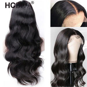 Body Wave Lace Front Wig For Women 13x4 Lace Front Human Hair Wig  Peruvian Remy Human Hair Wig Pre Plucked With Baby Hair