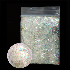 10g Gold Silver Shiny Nail Glitter Powder Flakes Dust Sparkly Chrome Pigment Polish Manicure Nail Art Decorations