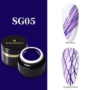 BORN PRETTY Spider Nail Gel Creative Wire Drawing Gel Varnish Point To Line Pulling Silk Painting UV Gel Spider Nail Gel Polish