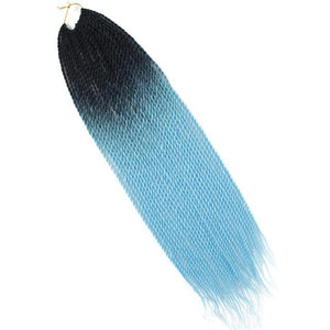 Senegalese Twist Hair Crochet Braids 24 inch 30 Roots/pack Crochet Hair Senegalese Braids Twist Hair for Braids