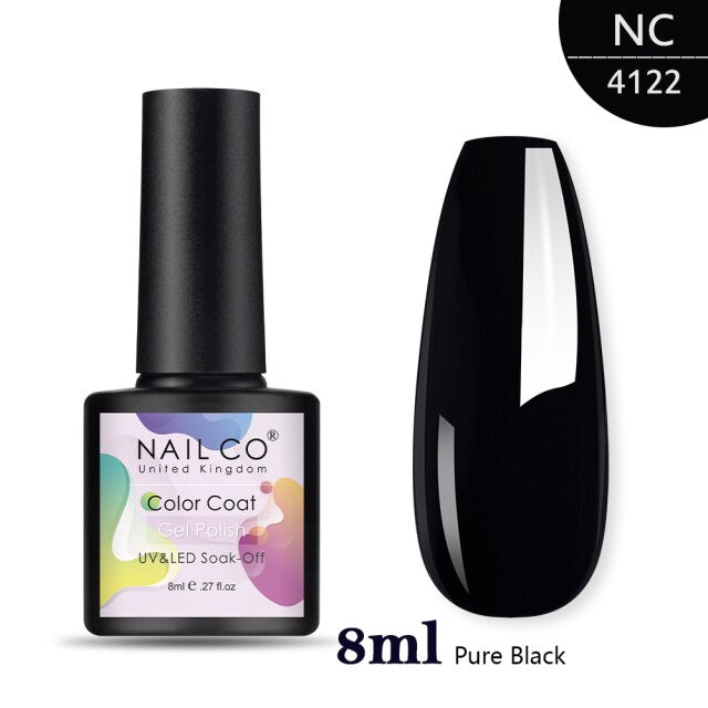 NAILCO 15ml Summer Obvious Fresh Fluorescence Color Series Gel Nail Polish Design Nail Art Glitter Manicure Set UV/LED Nails Gel