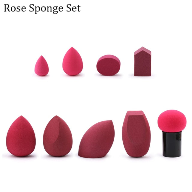 Makeup Sponge Set Soft Water Drop Blending cosmetic Puff Face Liquid Foundation Cream Concealer Gourd Sponge