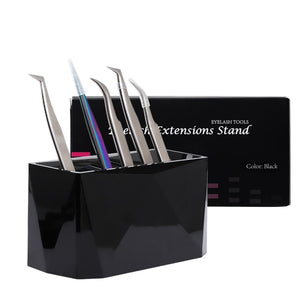 Eyelash Tweezers Storage Rack 6/8 Holes Acrylic Eyelash Extension Tools Organizer Holder Stand Nail Tattoo Beauty Tools Shelf