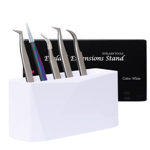 Eyelash Tweezers Storage Rack 6/8 Holes Acrylic Eyelash Extension Tools Organizer Holder Stand Nail Tattoo Beauty Tools Shelf