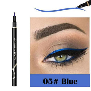 12 colors Liquid Eyeliner Colorful fashion Waterproof Long-lasting Smooth Eye Cosmetics Professional Eyeliner Makeup Tool TSLM2