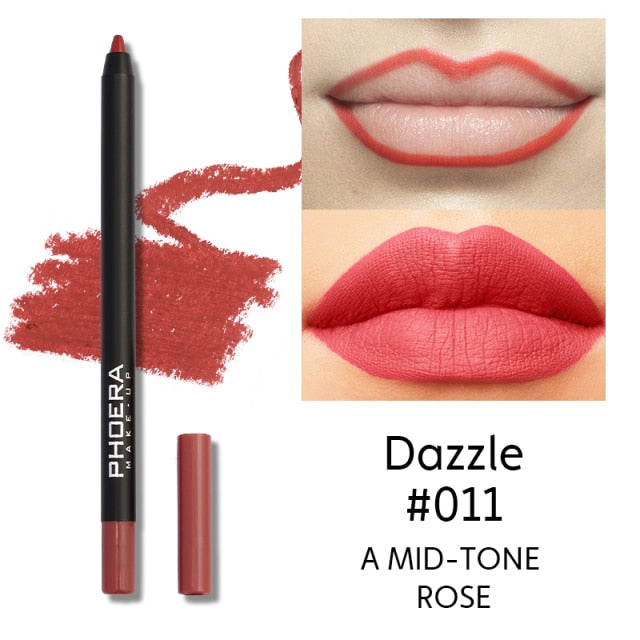 13 Colors Lipstick Fashion Portable Lip Liner Makeup Pencils Professional Waterproof Lipliner Lipstick Pencil Cosmetic Hot TSLM1