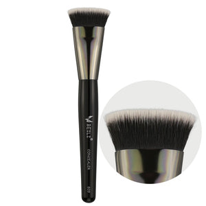 BEILI Black Foundation Make up Brush Big Definer Powder Blush Soft Synthetic Makeup Brushes Highlighter Fan Contour Tools