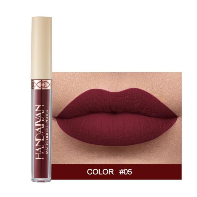 12 Colors Matte Lip Glaze Waterproof Non-stick Cup Lipstick Long Lasting Red Lip Matte Lipstick Moist Lip Gloss Maquiagem TSLM2