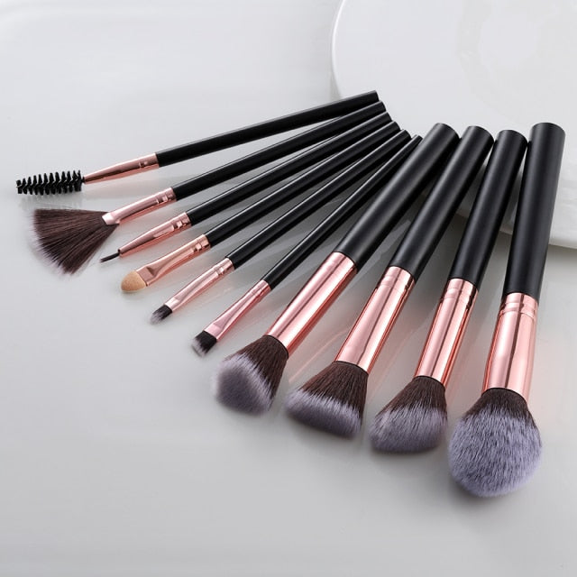 FLD 5/10/15Pcs Makeup Brushes Set Powder Eye Shadow Foundation Blush Blending Make Up Brush Beauty Cosmetic Kit Tools Maquiagem