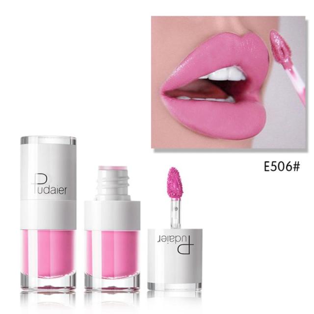 16 Colors Glitter Lip Gloss Lasting Matte Liquid Lipstick  Waterproof Red Velvet Lip Makeup Tattoo Long Lasting Lip Tint TSLM2