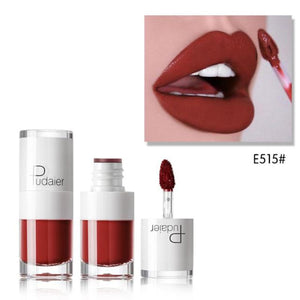 16 Colors Glitter Lip Gloss Lasting Matte Liquid Lipstick  Waterproof Red Velvet Lip Makeup Tattoo Long Lasting Lip Tint TSLM2