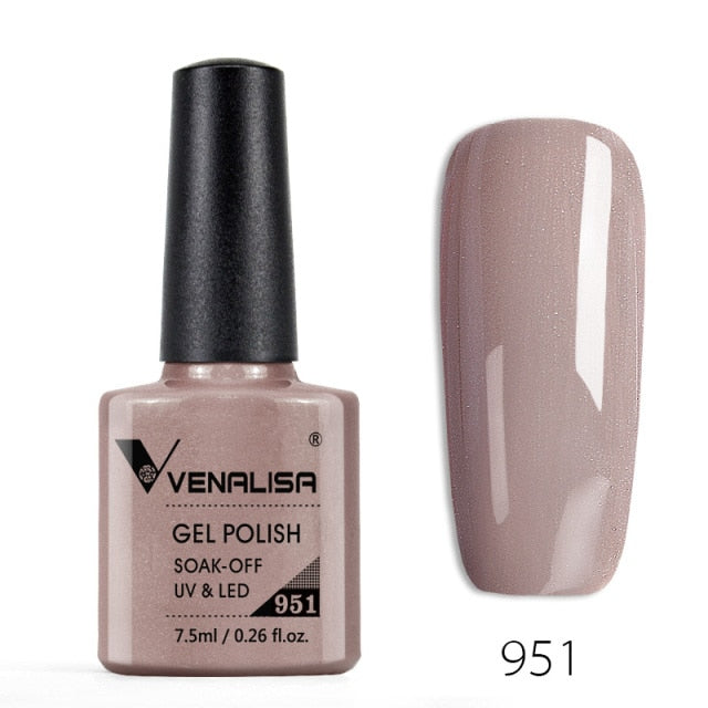 Venalisa Fashion Bling 7.5ml Soak Off UV LED Gel Nail Gel Polish Cosmetics Nail Art Manicure Nails Gel Polish VIP3 Nail Varnish