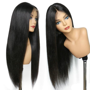ONETIDE Wholesale 30 Inch Bone Straight Lace Front Wig Brazilian Human Hair Lace Frontal Wigs For Women Pre Plucked Closure Wigs